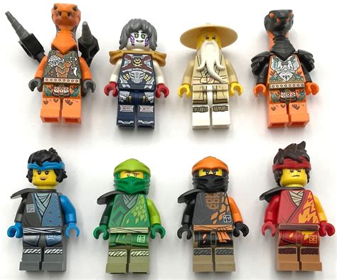 Lego New Minifigures from Set Ninja Dojo Temple 71767 Ninjago Ninja Men Figures | eBay