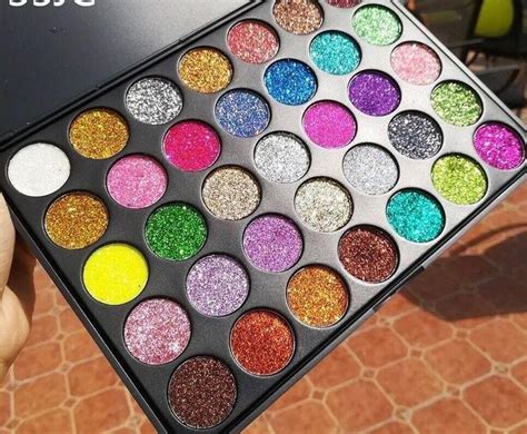 35 color Limited Edition glitter eyeshadow palette | Glitter eyeshadow palette, Makeup eyeshadow ...