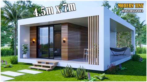 Tiny House Design | House Design Box Type | 4.5m x 7m - YouTube