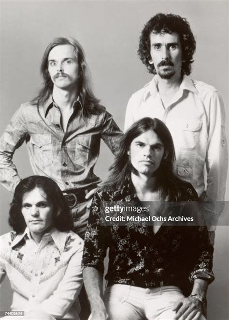 Vancouver based Rock Band "Chilliwack" pose for a portrait in 1974. News Photo - Getty Images