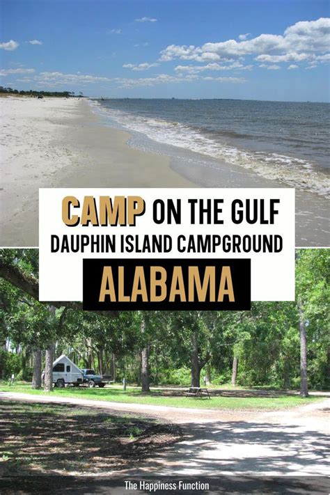 Beach Camping Along the Gulf of Mexico Dauphin Island Campground ...