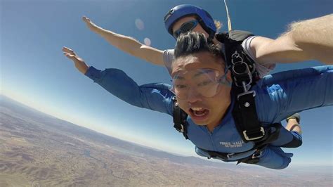 Skydive Perris 9-18-16 tandem jump - YouTube