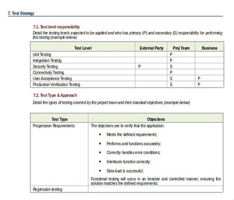 Test Strategy Template – 11+ Word, PDF, PPT Documents Download