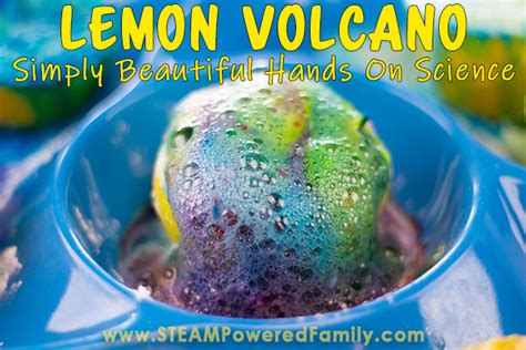 How To Make A Lemon Volcano - Beautiful, amazing smelling, science