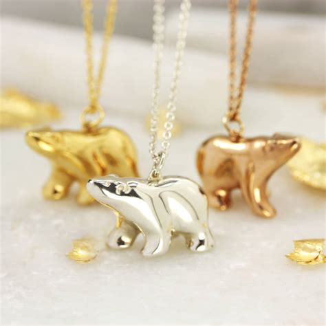 Personalised Polar Bear Necklace By Jana Reinhardt