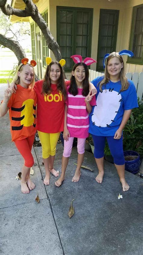 Winnie the Pooh group costumes | Last minute halloween costumes, Cute halloween costumes, Piglet ...