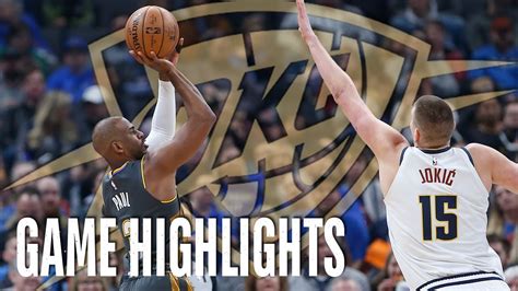 Nuggets vs Thunder | OKC Highlights | February 21, 2020 - YouTube