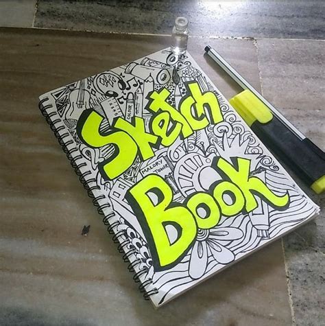 Drawing Book Cover Page - 3DBookCover