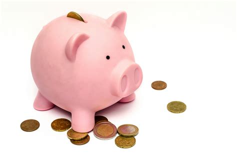 Piggy Bank With Coins · Free Stock Photo