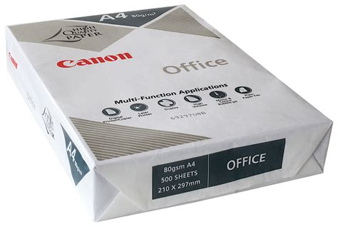 Buy Canon A4 80GSM White Photocopy Paper - 1 Ream (500 Sheets) at Mighty Ape NZ