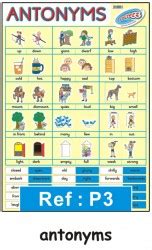 Educational poster: "Antonyms" ideal for the classroom - Educational Toys Online