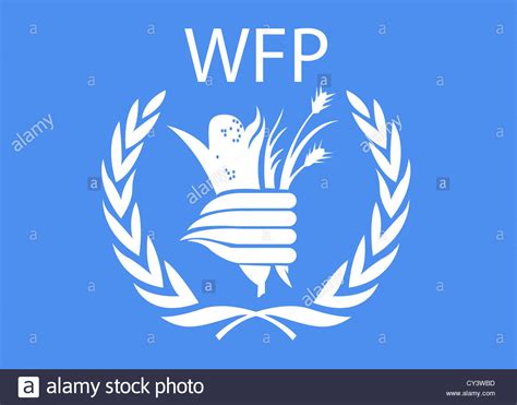 WFP - World Food Programme logo flag symbol icon Stock Photo: 51102225 ...