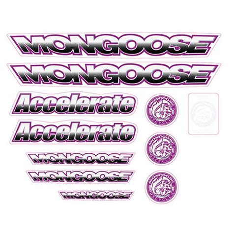 Mongoose Decals - Accelerate