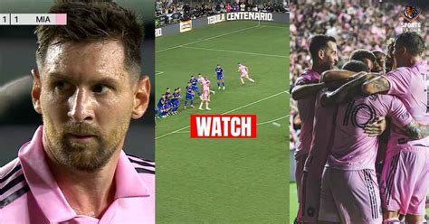 WATCH: Lionel Messi scores an injury time winner on Inter Miami debut