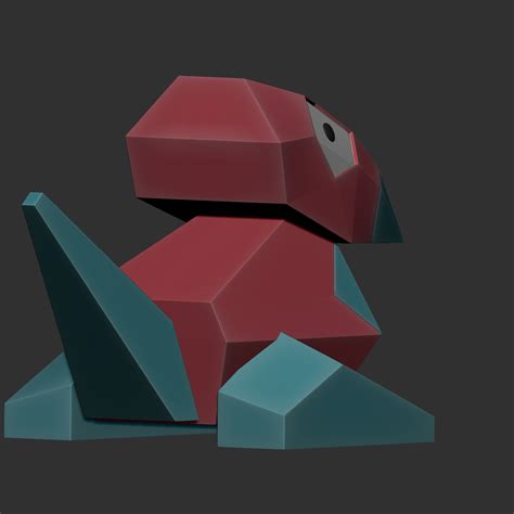 STL file porygon pokemon・Model to download and 3D print・Cults