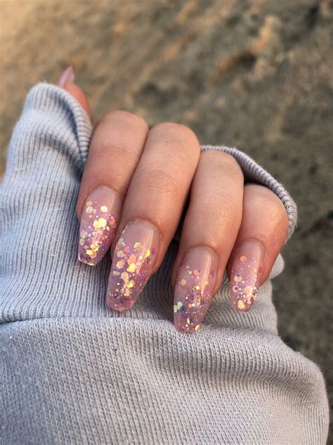 Get Glam With Pink And Glitter Ombre Nails – The FSHN