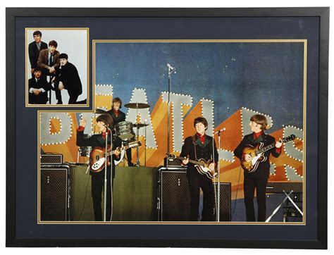 Lot Detail - 1960s The Beatles Original Poster Framed