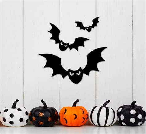 Metal Flying Bats Halloween Decorations Spooky Decor - Etsy