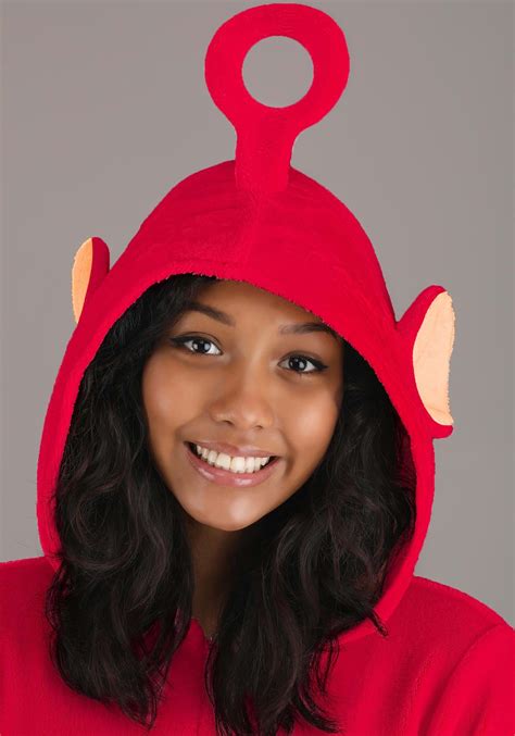 Teletubbies Po Adult Jumpsuit Costume