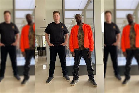 Kanye West Shares Photo With Elon Musk Wearing His Yeezy Sneakers