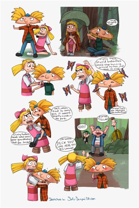 Hey Arnold Arnold And Helga, Cartoon Ships, Hey Arnold, - Arnold Helga ...