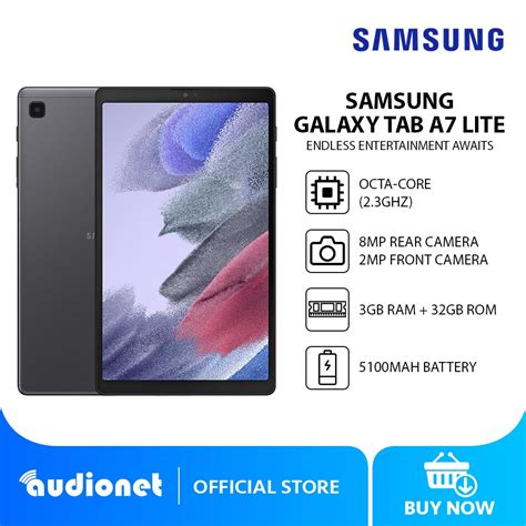 Samsung Galaxy Tab A7 Lite 3GB RAM + 32GB ROM | 8.7” Display | Android ...