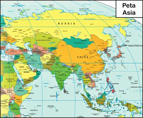 Negara terluas di benua asia adalah | Pasadena