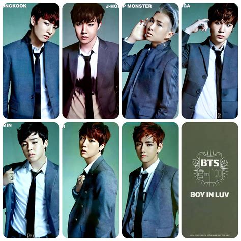 BTS Boy in Luv Photo Cards - Etsy