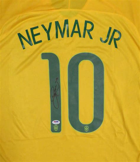 Lot Detail - Neymar Signed Nike Brazil Soccer Jersey (PSA/DNA)