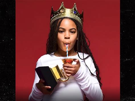 Blue Ivy Wears Crown, Drinks Out of Her First Grammy Award