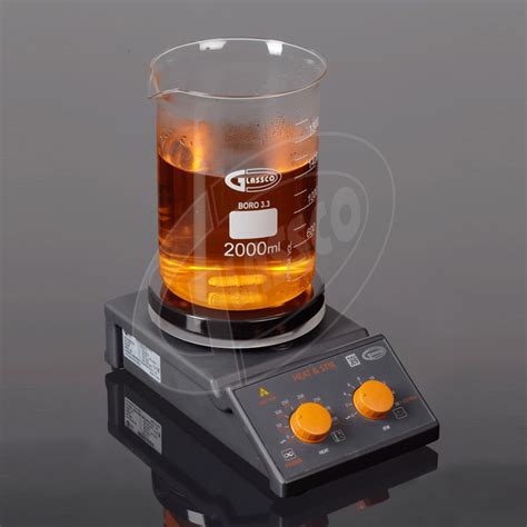 Magnetic Stirrer with Analog Hotplate, Aluminium Ceramic Coated Top - Avada Classic