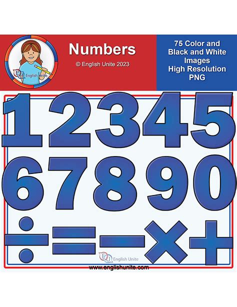 Circled Numbers Clipart Fonts