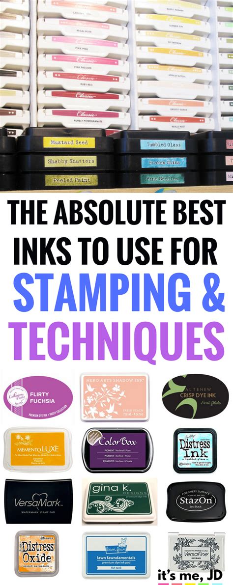 Best Inks for Stamping and Techniques for Card Making