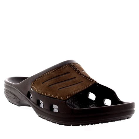 Mens Crocs Yukon Mesa Slide Lightweight Beach Slip On Open Toe Sandals ...