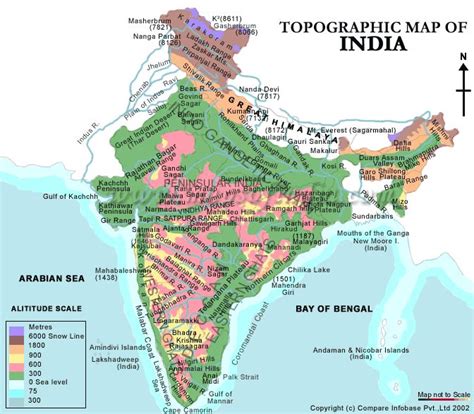 Topographic Map for Kids | India map, India world map, Map