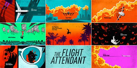 The Flight Attendant (2020) — Art of the Title