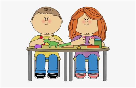 kids playing with playdough clipart - Clip Art Library