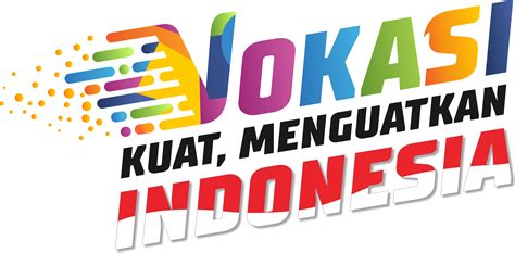 Logo Vokasi Kuat, Menguatkan Indonesia | Cv kreatif, Penguatan, Belajar