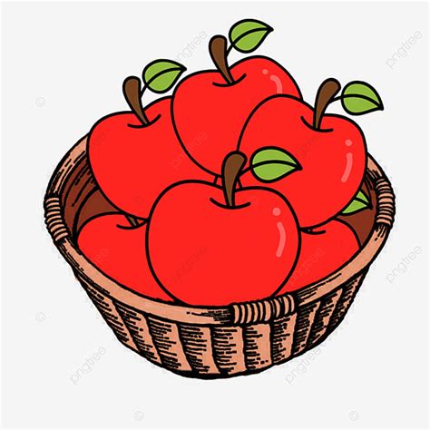 Apple Basket Clipart