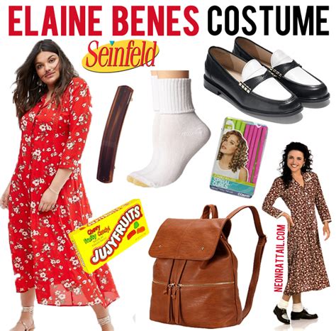 DIY Costume Idea: Elaine Benes from Seinfeld | Neon Rattail