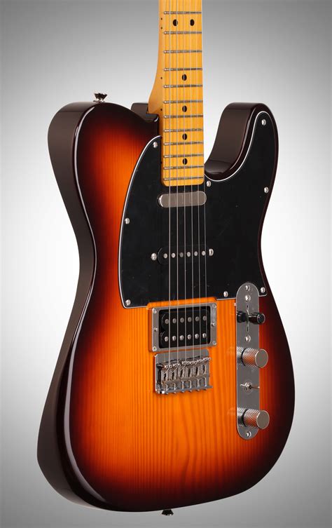 Fender Modern Player Telecaster Plus Electric Guitar with Maple Neck, Honey Burst