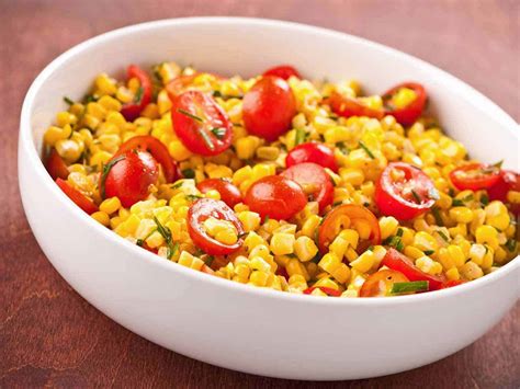 Sweet Corn and Tomato Salad Recipe | MyGourmetConnection