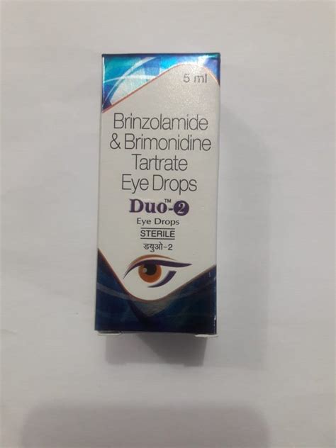 Brinzolamide And Brimonidine Tartrate Eye Drops, Brimonidine Solution ...