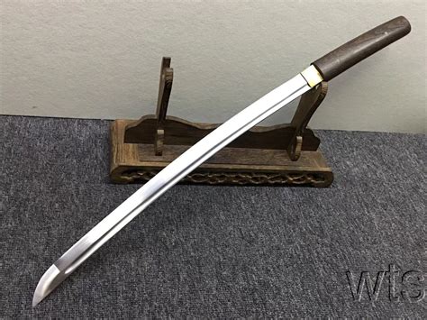 Rosewood Sharp Japanese Sword Shirasaya Wakizashi + Free Sword Bag | eBay