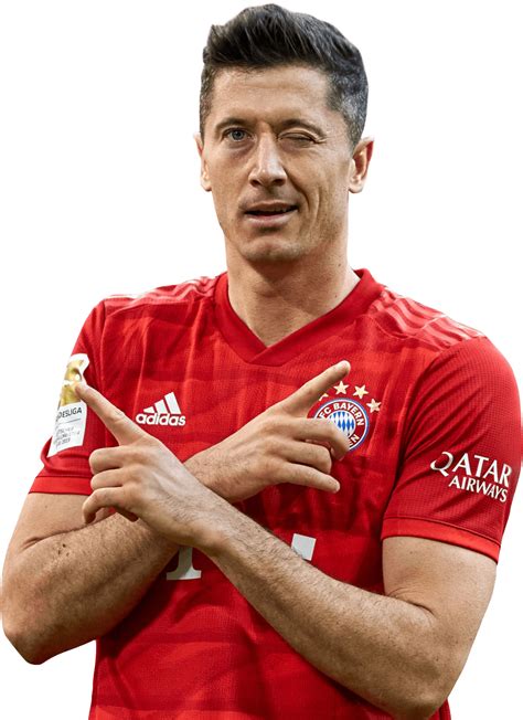 Robert Lewandowski Bayern Munich football render - FootyRenders