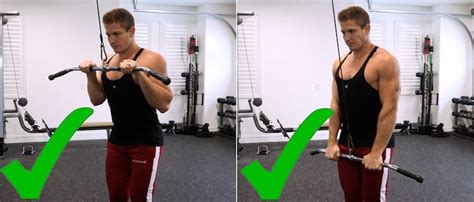 how to do tricep pull down - Honest Impressed