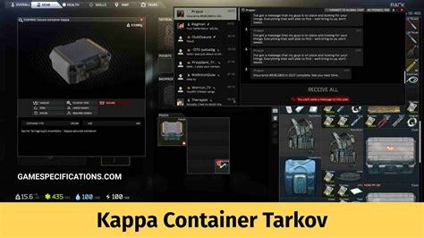 How To Obtain Kappa Container Tarkov And Other FAQs - Game Specifications