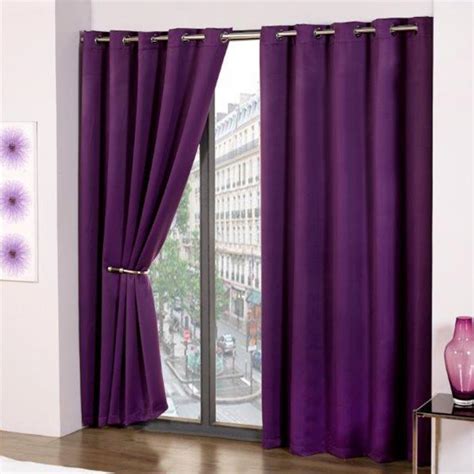 Thermal Eyelet Blackout Curtains Purple | Tony’s Textiles | Tonys Textiles