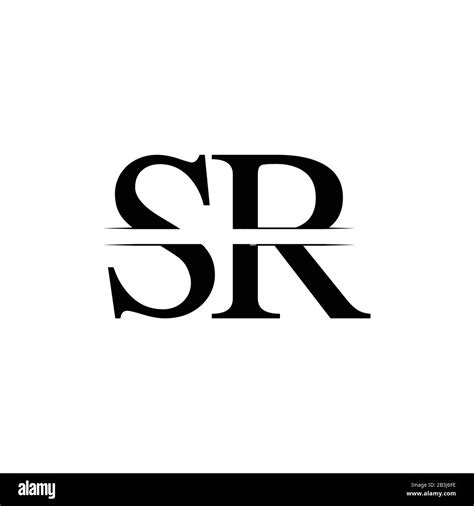 Initial Letter SR Logo Design Vector Template. SR Letter Logo Design ...