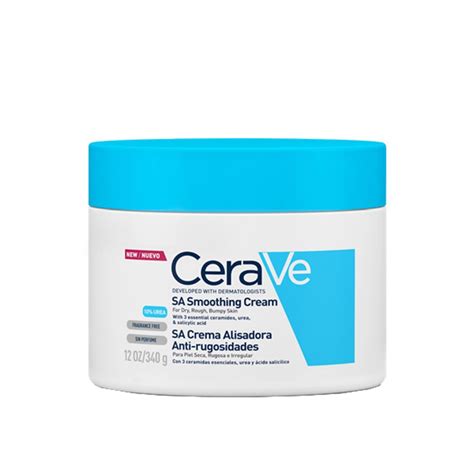 Buy CeraVe SA Smoothing Cream For Dry, Rough, Bumpy Skin 10% Urea 340g ...